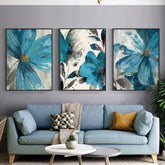 Canvas - Blue Petals